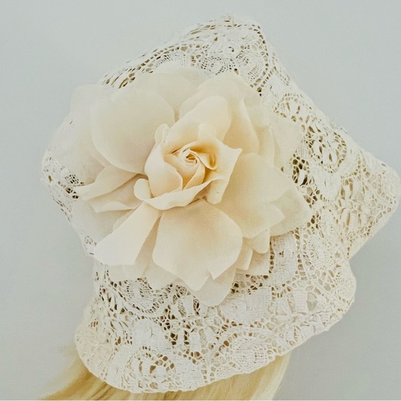 Vintage KOKIN New York Luxurious Couture Crochet Bucket Hat - Picture 7 of 16